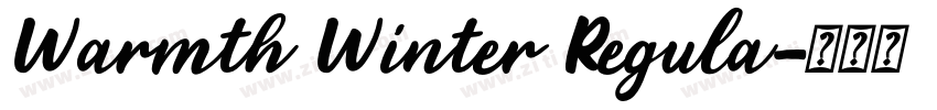 Warmth Winter Regula字体转换